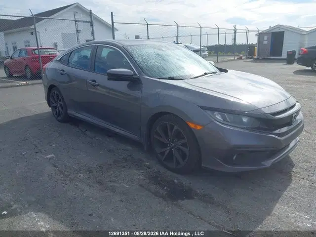 2HGFC2F86KH013118 — 2019 Honda Civic Sport, Repossession, фото до ремонта