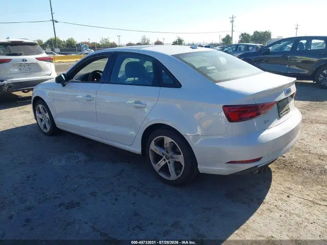 2017 Audi A3 PREMIUM VIN WAUAUGFF4H1039240 фото 3