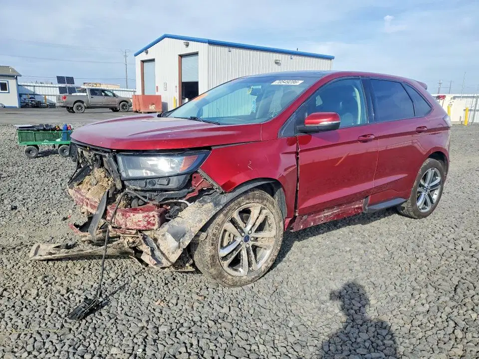 2FMTK4AP9FBC35428 — 2015 Ford Edge, Передняя часть (Front End), фото до ремонта