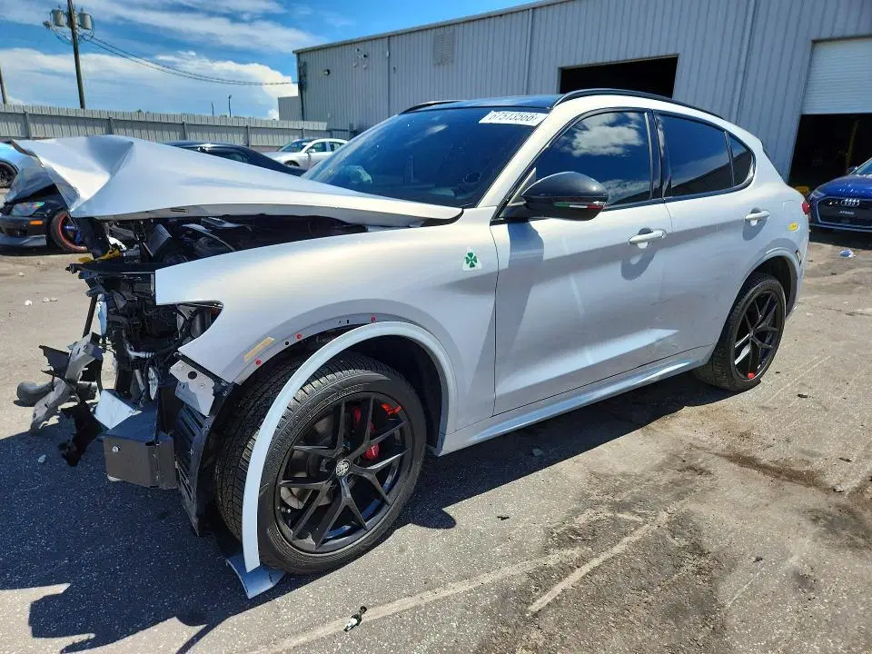 ZASPAJAN9L7C98658 — 2020 Alfa Romeo Stelvio, Передняя часть, фото до ремонта