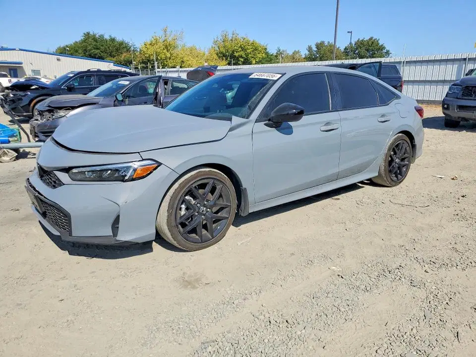 2HGFE4F85SH346058 — 2025 Honda Civic, Передняя часть, фото до ремонта