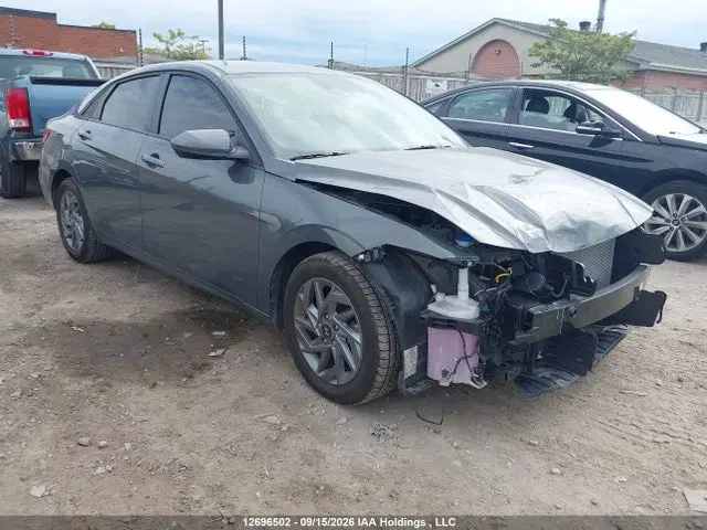KMHLM4DG3SU037132 — 2025 Hyundai Elantra Preferred, Передняя часть (Front), фото до ремонта
