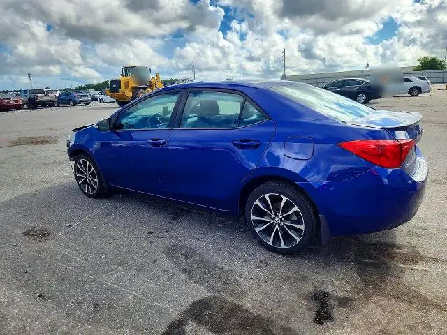 2019 TOYOTA COROLLA VIN 2T1BURHE0KC127633 фото 2