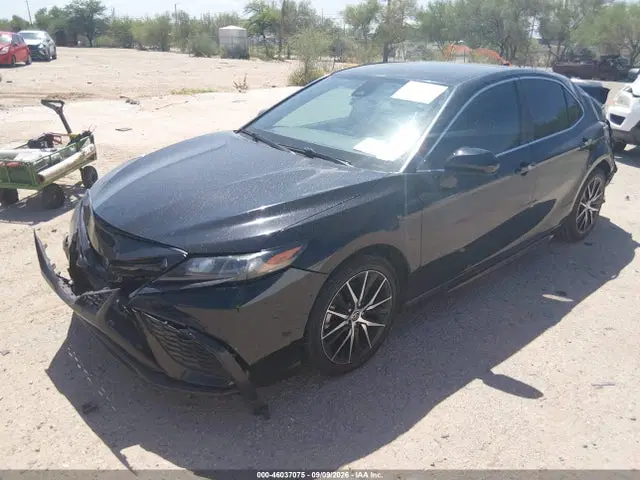 2021 Toyota CAMRY SE VIN 4T1G11AK1MU608007 фото 2