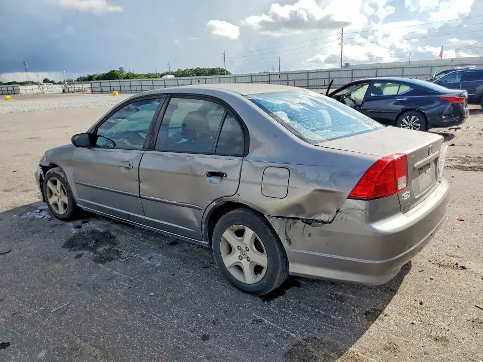 2005 HONDA CIVIC VIN 2HGES26785H539826 фото 3