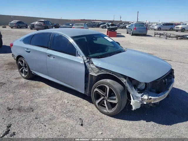 1HGCV1F3XNA044225 — 2022 Honda Accord Sport, Передняя часть, фото до ремонта