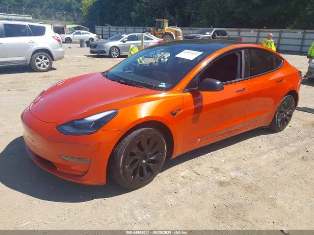 2022 Tesla Model 3 Long Range Dual Motor All-wheel Drive VIN 5YJ3E1EB1NF322699 фото 2