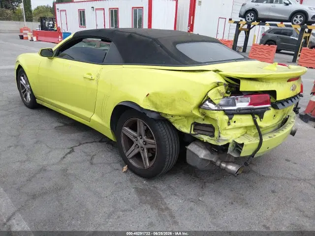 2015 Chevrolet Camaro 1lt VIN 2G1FD3D35F9262141 фото 3