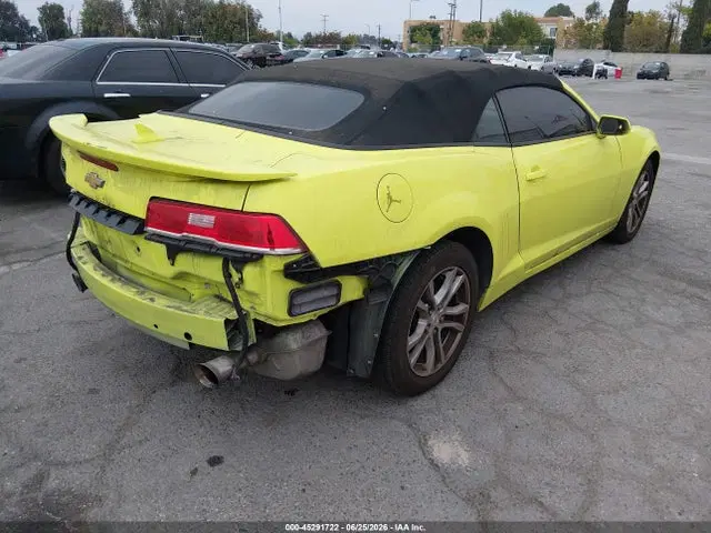 2015 Chevrolet Camaro 1lt VIN 2G1FD3D35F9262141 фото 4
