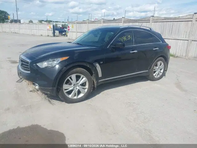 2014 Infiniti QX70 VIN JN8CS1MW5EM410115 фото 2
