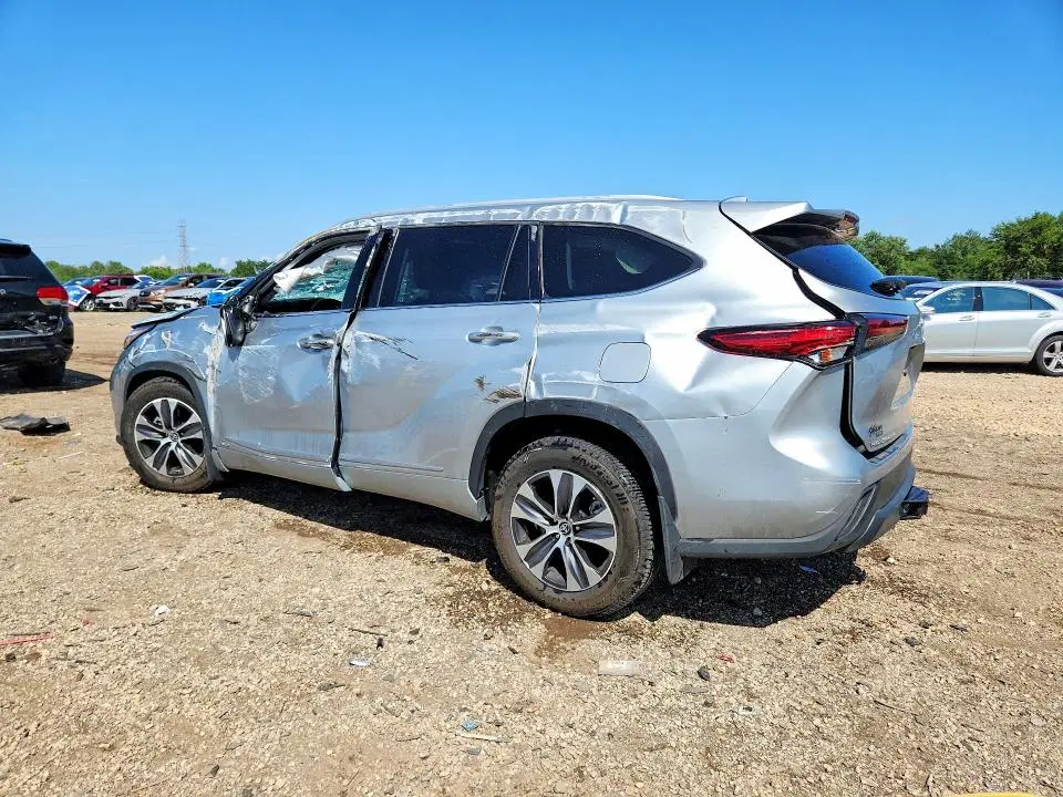 2022 TOYOTA HIGHLANDER HYBRID VIN 5TDHBRCH6NS557583 фото 2