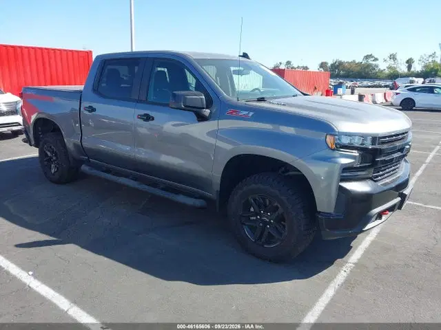 1GCUYFET0NZ115264 — 2022 Chevrolet Silverado 1500 Ltd 4WD Short Bed LT Trail Boss, Угон (Theft), фото до ремонта
