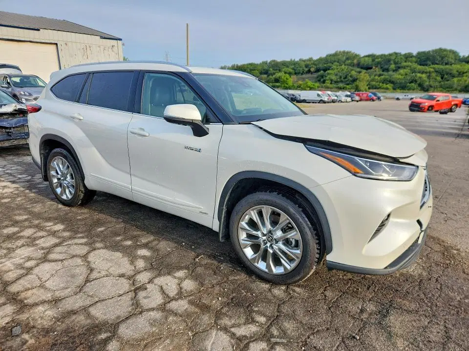 2021 TOYOTA HIGHLANDER HYBRID VIN 5TDXBRCH4MS521241 фото 4