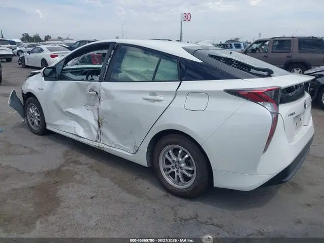 2016 Toyota Prius Two VIN JTDKBRFUXG3002901 фото 3