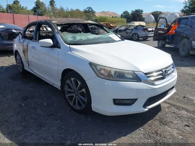 1HGCR2F53EA151483 — 2014 Honda Accord Sport, Interior Burn, фото до ремонта