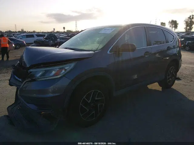 2016 Honda CR-V SE VIN 2HKRM3H45GH537092 фото 2