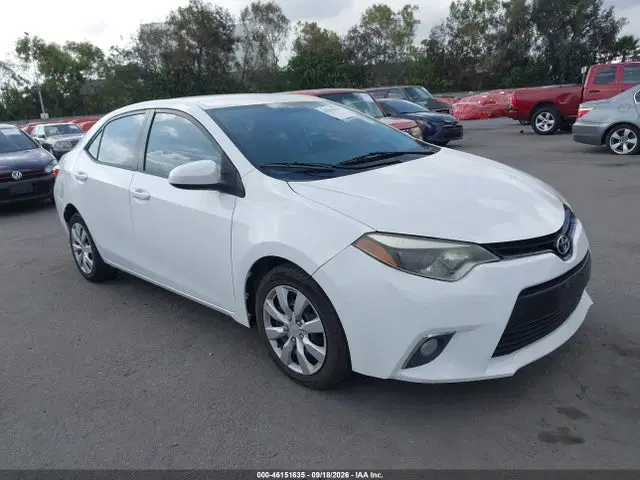 5YFBURHE7FP235964 — 2015 Toyota Corolla LE, Левый бок (Left Side), фото до ремонта
