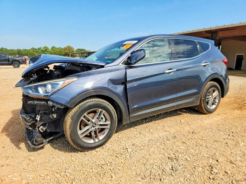 5NMZT3LB5HH004599 — 2017 Hyundai Santa FE Sport, Передняя часть, фото до ремонта