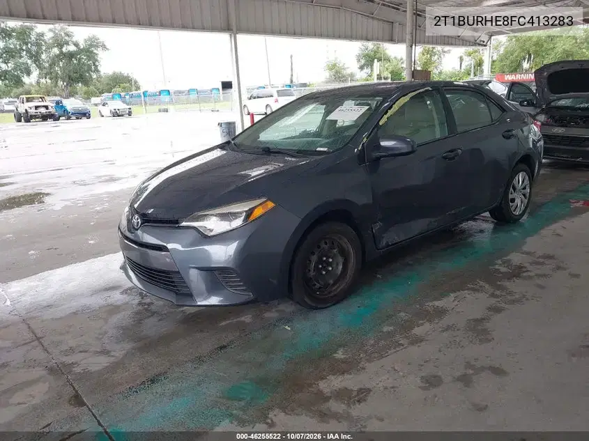 2015 Toyota Corolla Le VIN 2T1BURHE8FC413283 фото 3