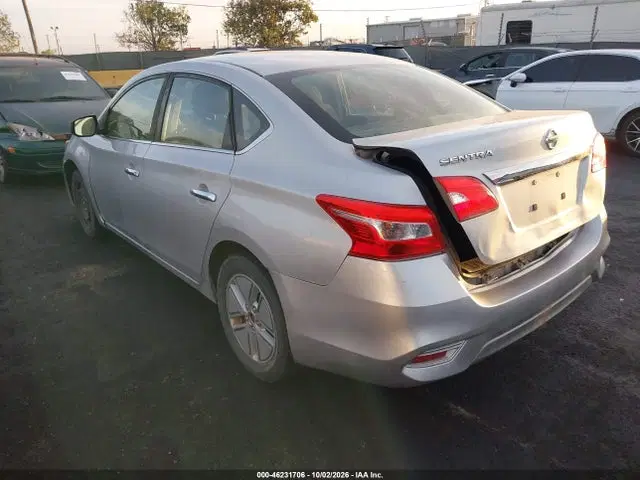 2018 Nissan SENTRA S VIN 3N1AB7AP5JY326373 фото 3