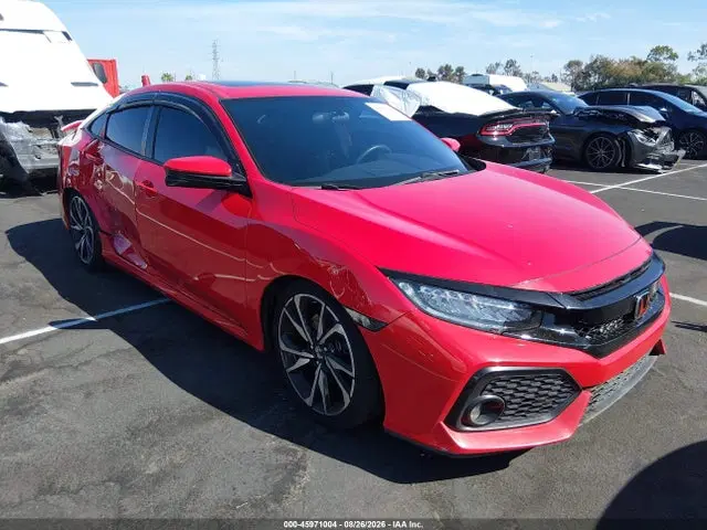2HGFC1E58JH706577 — 2018 Honda Civic SI, Задняя часть справа (Right Rear), фото до ремонта