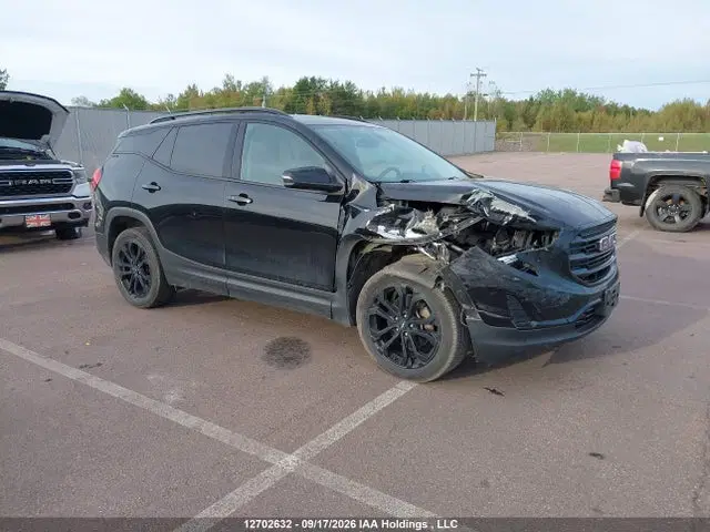 3GKALTEX6KL265602 — 2019 GMC Terrain SLE, Передняя часть (Front), фото до ремонта