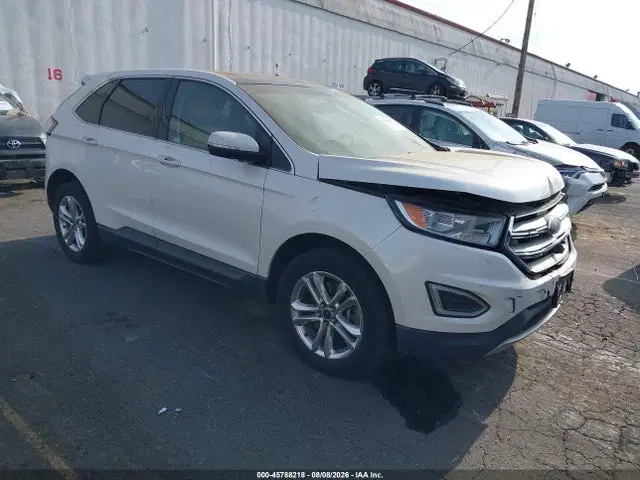 2FMTK4J9XFBB68064 — 2015 Ford Edge SEL, Передняя часть (Front End), фото до ремонта