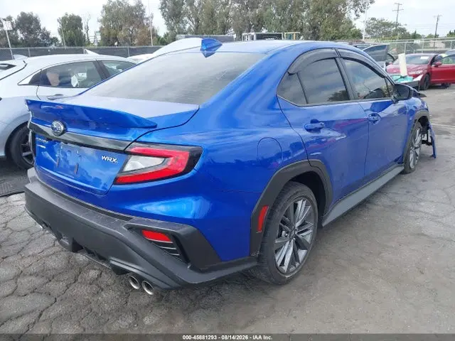 2022 Subaru WRX VIN JF1VBAA61N9027743 фото 4