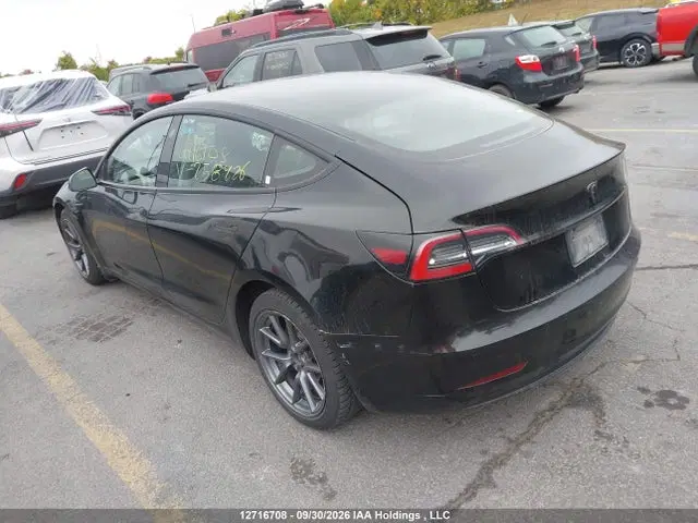 2022 Tesla MODEL 3 VIN 5YJ3E1EA8NF258426 фото 3