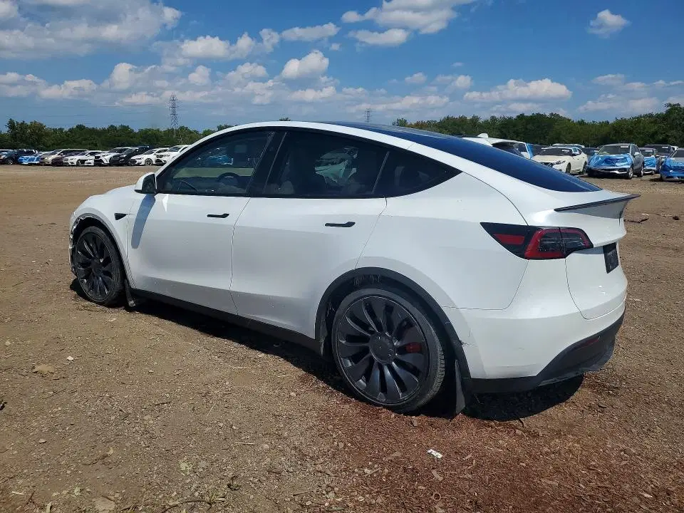 2024 TESLA MODEL Y VIN 7SAYGDEF3RA299243 фото 2