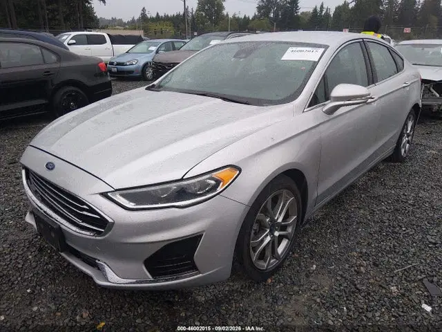 2019 Ford FUSION SEL VIN 3FA6P0CD2KR260154 фото 2