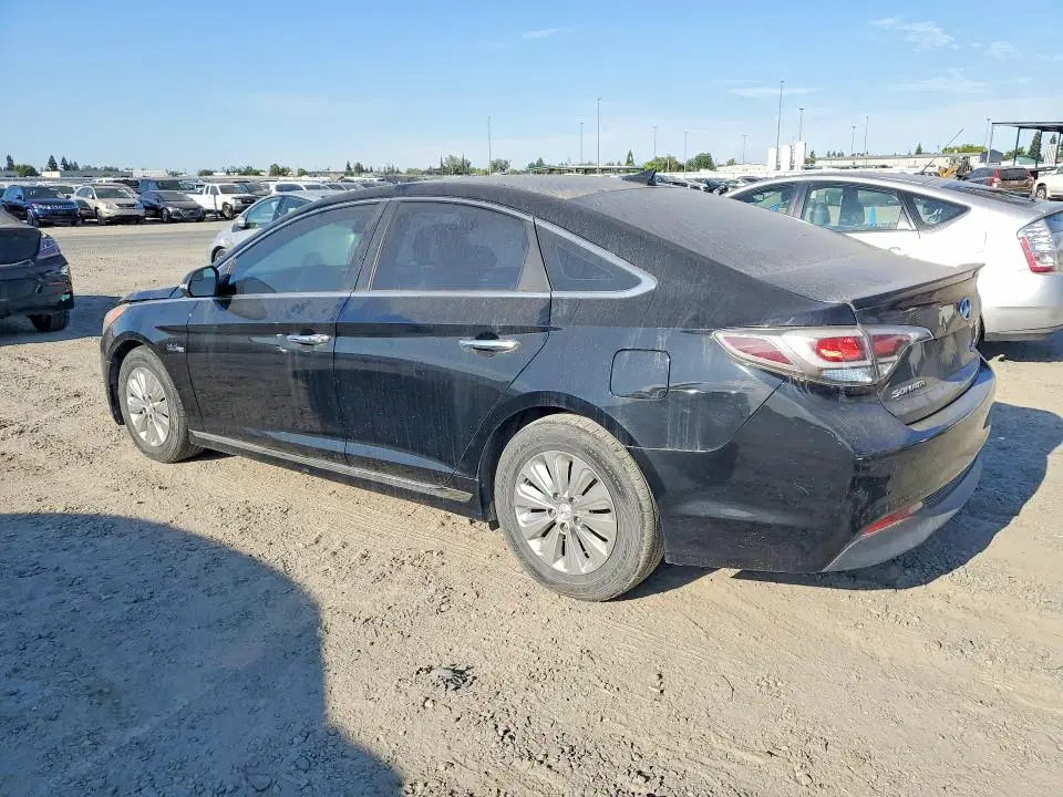 2016 Hyundai SONATA HYBRID VIN KMHE24L16GA013427 фото 2