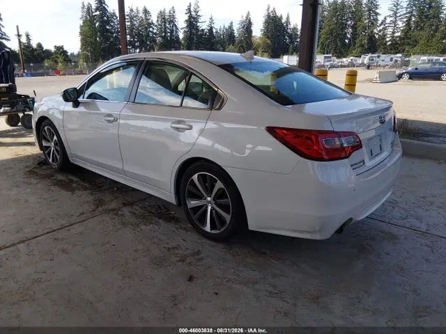 2017 Subaru Legacy 3.6r Limited VIN 4S3BNEN63H3007071 фото 3