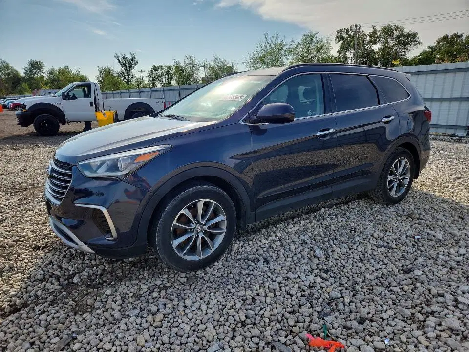 KM8SMDHF0KU302473 — 2019 Hyundai Santa FE XL, Передняя часть, фото до ремонта