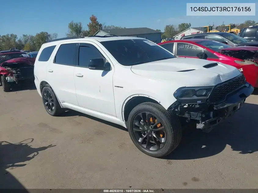 2024 Dodge Durango R/T Plus Awd VIN 1C4SDJCT3RC176156 фото 2