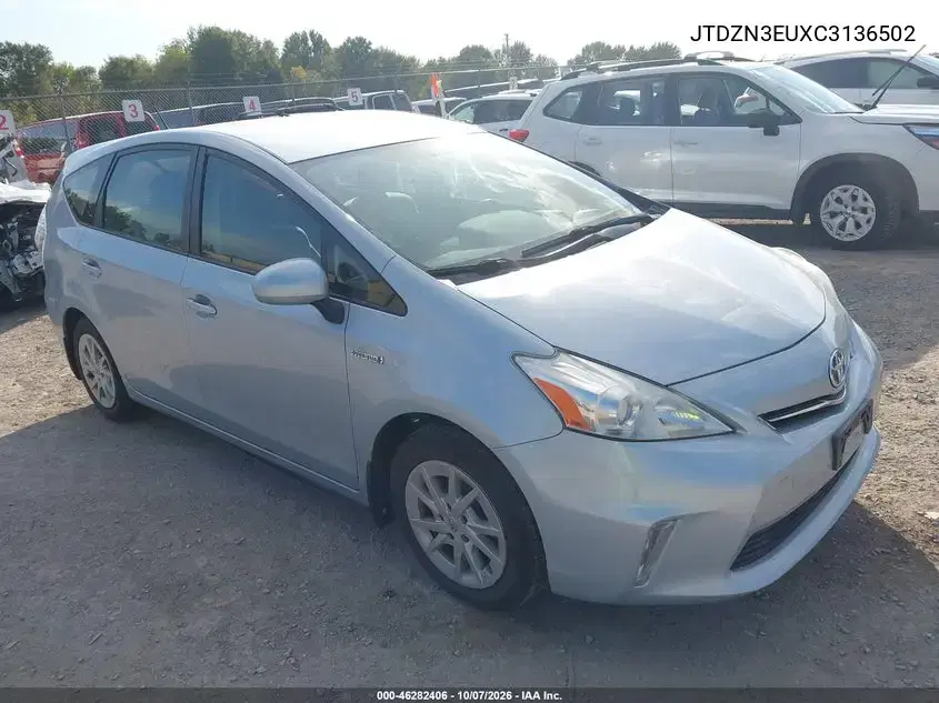 JTDZN3EUXC3136502 — 2012 Toyota Prius V, естественный износ, фото до ремонта