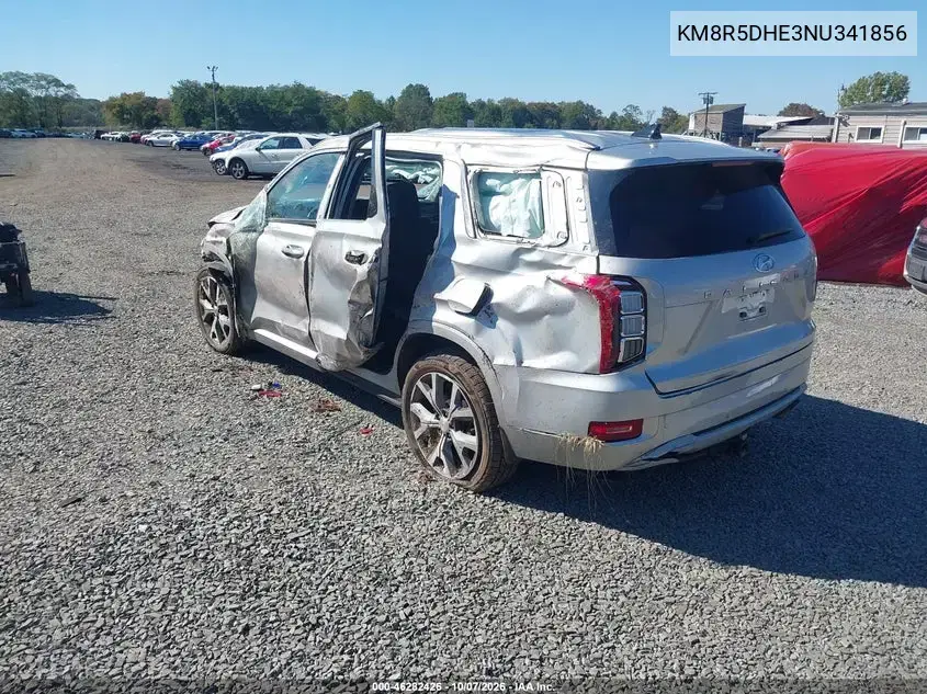 2022 Hyundai Palisade Limited VIN KM8R5DHE3NU341856 фото 3