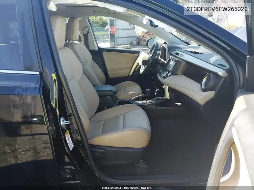 2015 Toyota Rav4 Limited VIN 2T3DFREV6FW265020 фото 5
