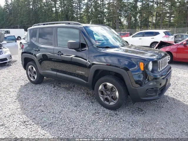 ZACCJBAB3JPH65799 — 2018 Jeep Renegade Sport 4X4, Задняя часть, фото до ремонта