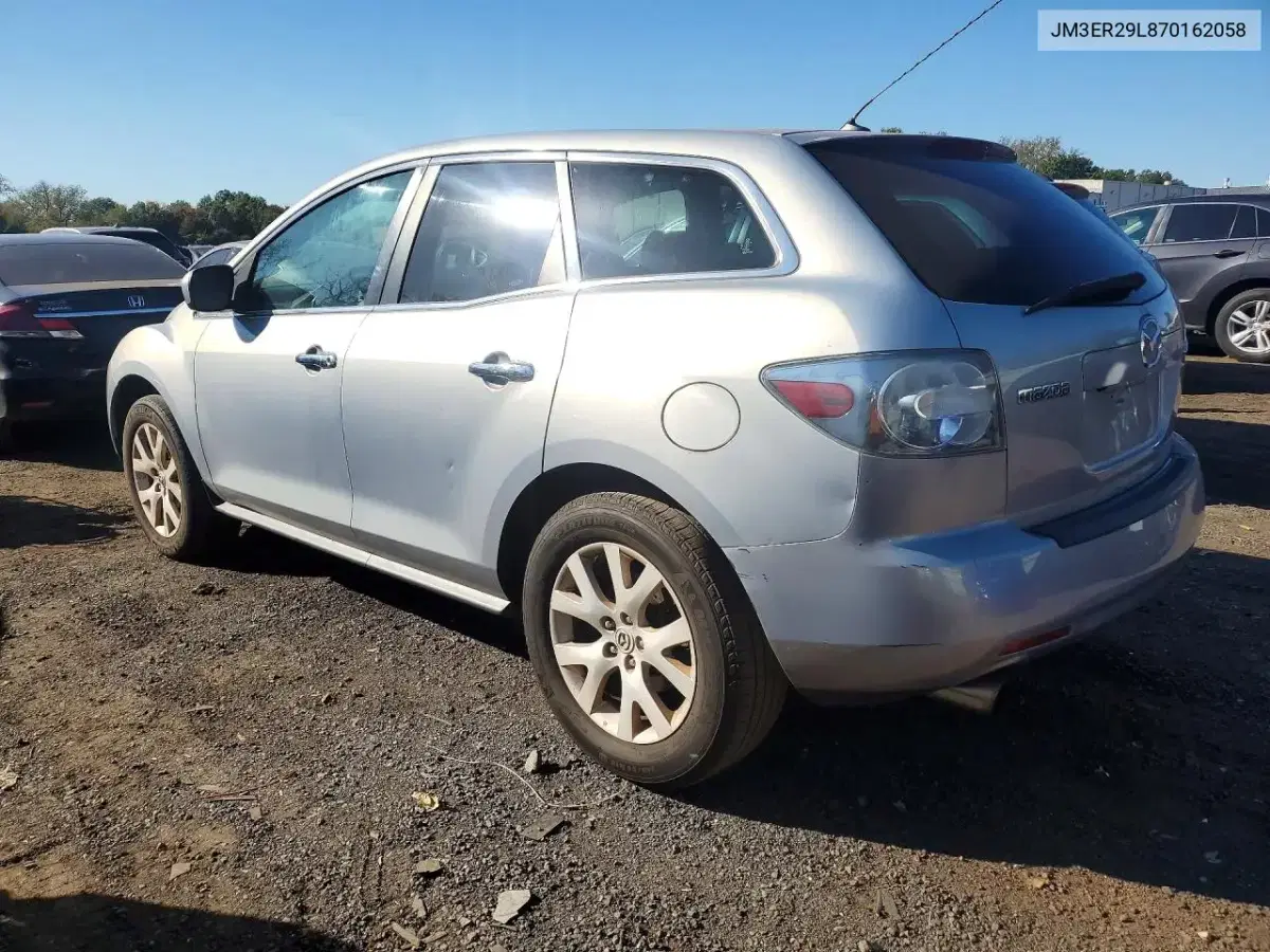 2007 Mazda Cx-7 VIN JM3ER29L870162058 фото 2