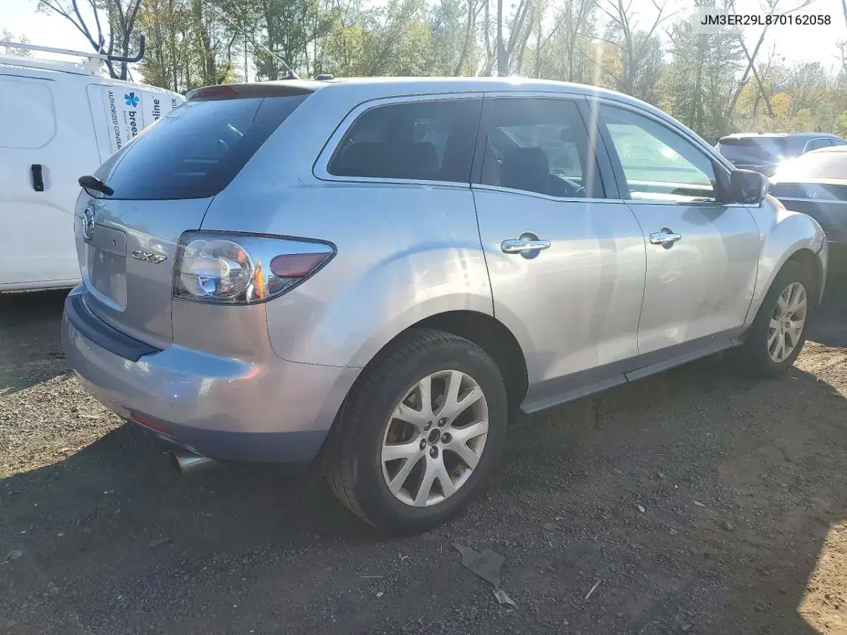 2007 Mazda Cx-7 VIN JM3ER29L870162058 фото 3