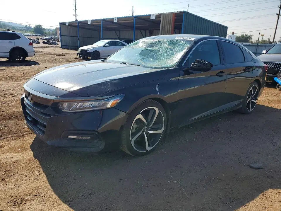 1HGCV1F33KA005309 — 2019 Honda Accord, передняя часть, фото до ремонта