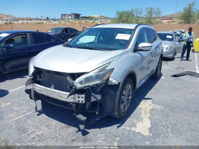 2018 Nissan MURANO SV VIN 5N1AZ2MGXJN125553 фото 2