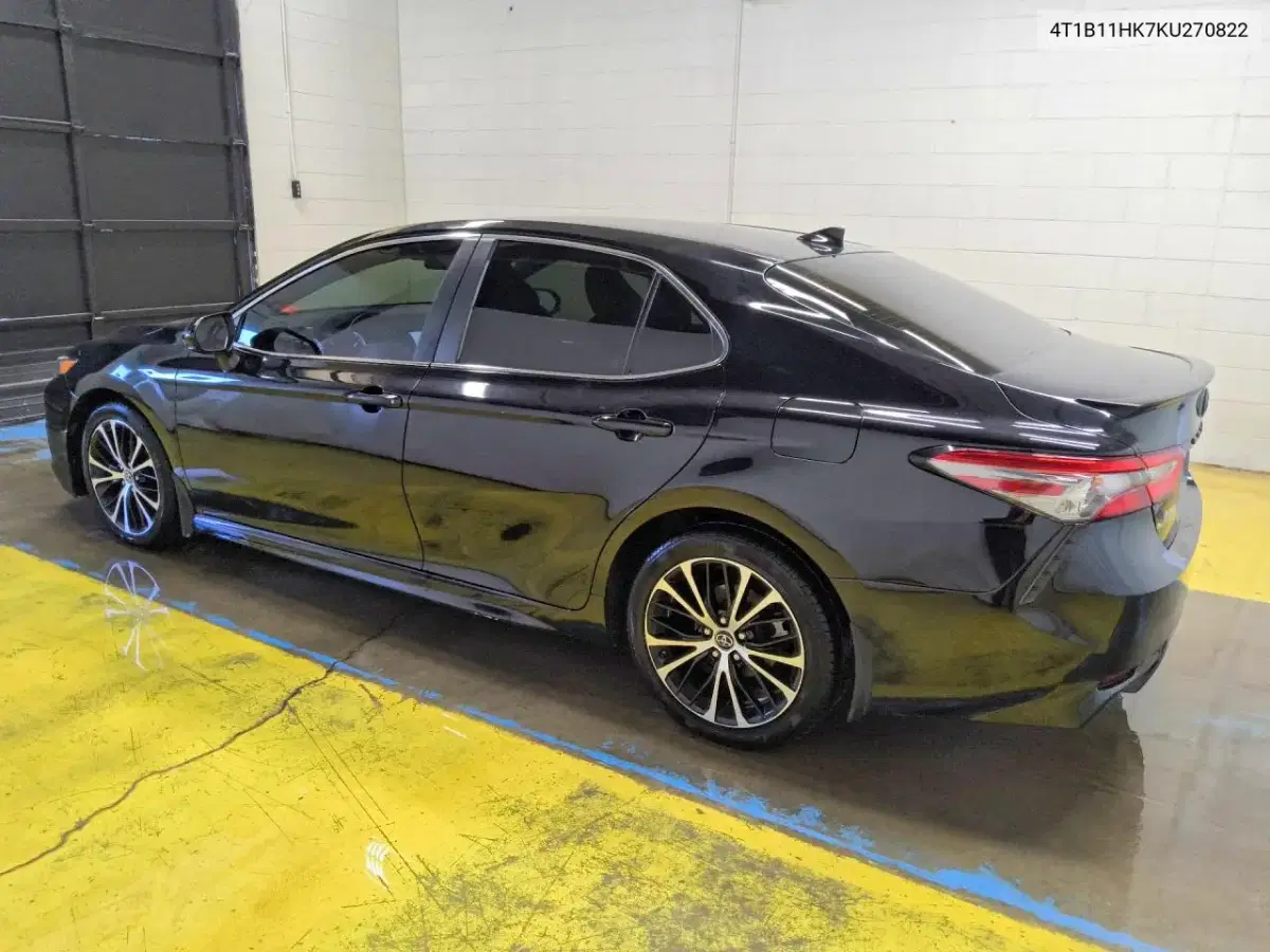 2019 Toyota Camry Se VIN 4T1B11HK7KU270822 фото 2