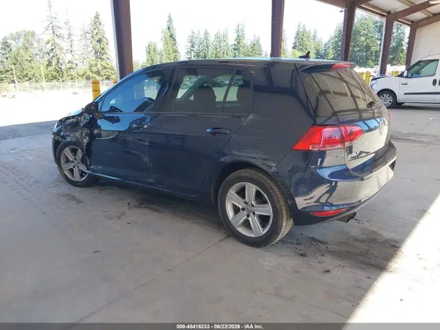 2017 Volkswagen Golf Tsi S 4-door/tsi Se 4-door/tsi Sel 4-door/tsi Wolfsburg Edition 4-door VIN 3VW217AU2HM070377 фото 3