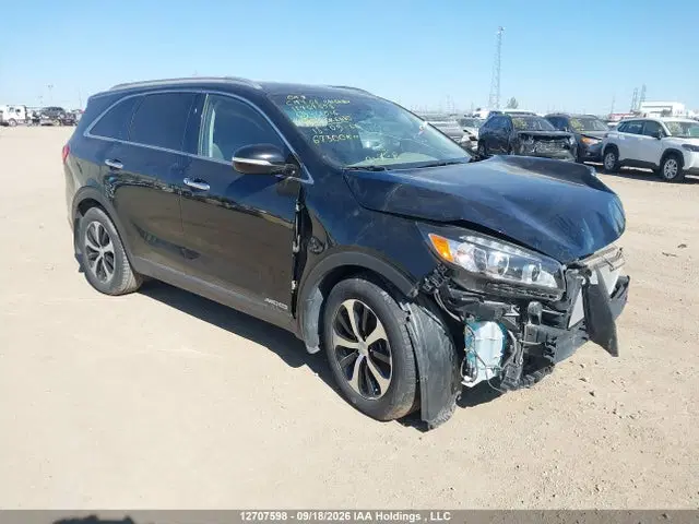 5XYPHDA56JG421516 — 2018 Kia Sorento EX, Передняя часть, фото до ремонта