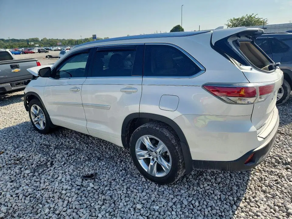 2015 TOYOTA HIGHLANDER VIN 5TDDKRFH7FS120087 фото 2