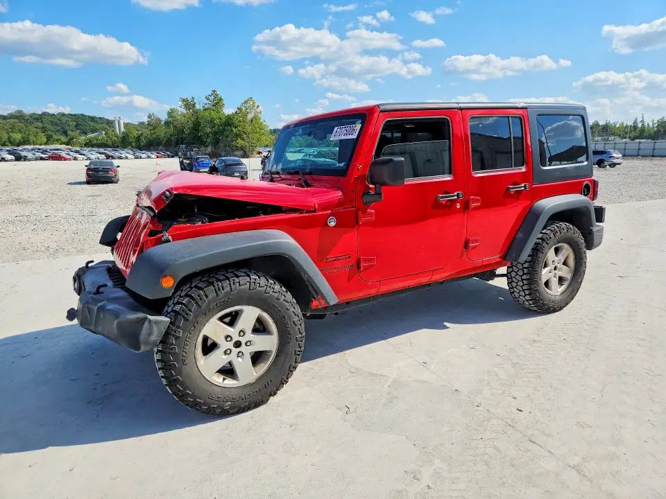 1C4BJWDG6JL807400 — 2018 Jeep Wrangler Unlimited, Передняя часть, фото до ремонта