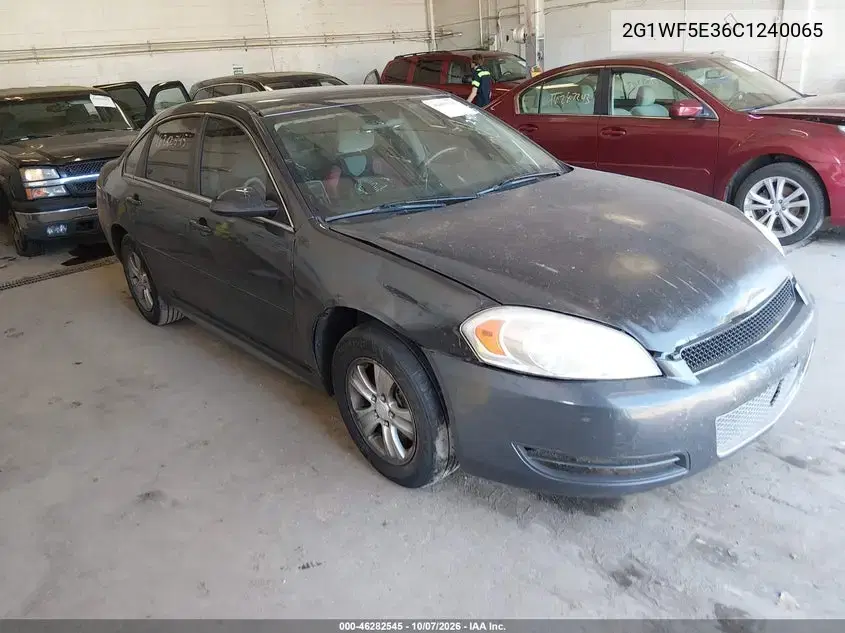 2G1WF5E36C1240065 — 2012 Chevrolet Impala, Сзади слева, фото до ремонта