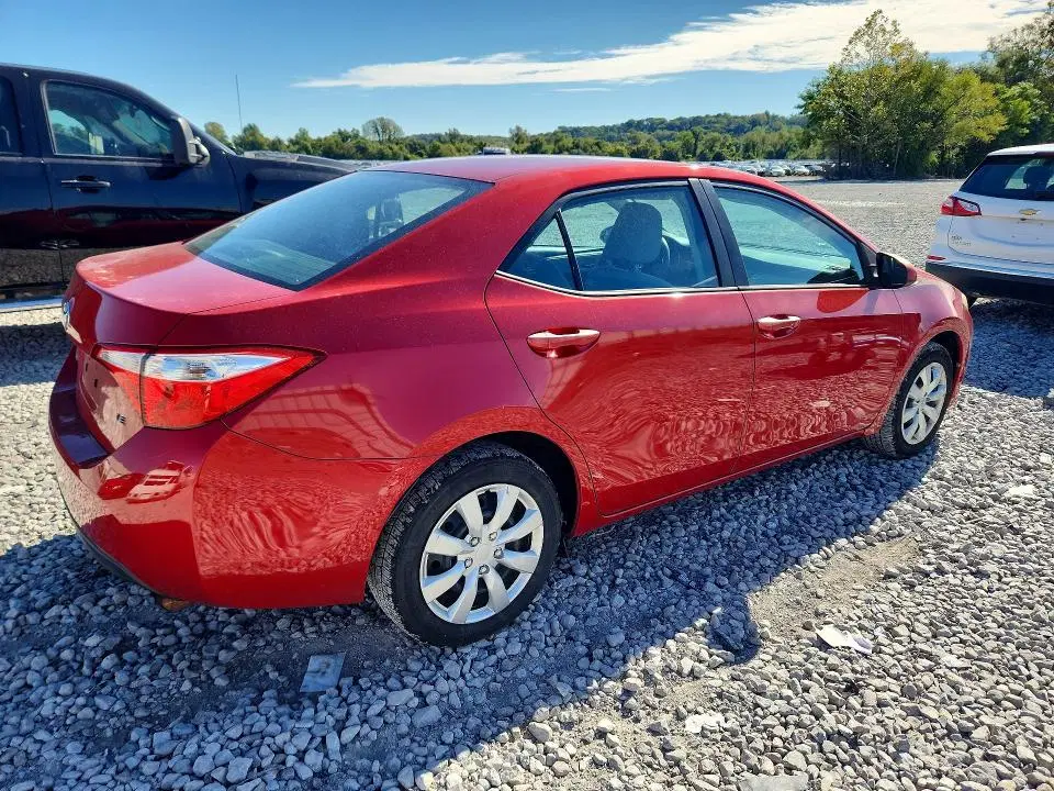 2014 TOYOTA COROLLA VIN 5YFBURHE6EP118374 фото 3